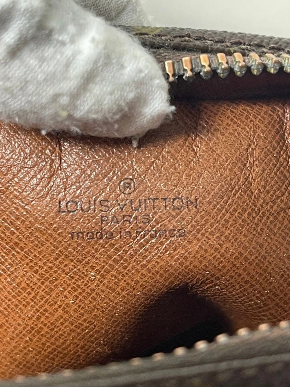 Vintage Louis Vuitton Monogram Canvas Mini Amazon Bag in Brown and Tan
